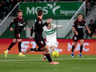 19/01/26 PARTIDO PRIMERA DIVISION JORNADA 20
ELCHE - SEVILLA
PRIMER GOL ALEIX FEBAS 1-0