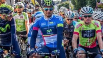 El ciclista del Movistar Juanjo Lobato