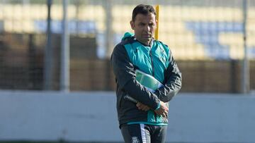 Javi Calleja, durante su primer entrenamiento en su regreso a Villarreal.