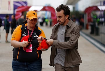 Fernando Alonso (Aston Martin). Losail, Qatar. F1 2024.