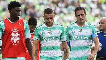 Tavares, Jonathan Rodriguez y Carlos Izquierdoz, tres for&aacute;neos del Santos Laguna.