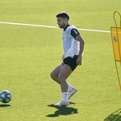 Pacheco no supera su talalgia y sigue entrenándose al margen