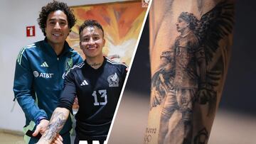 Fanático lleva su amor por Guillermo Ochoa a otro nivel y se lo tatúa