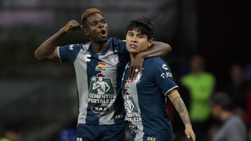 during the game America vs Pachuca, corresponding to Round 10 of the Torneo Clausura 2023 of the Liga BBVA MX, at Azteca Stadium, on March 04, 2023.

&lt;br&gt;&lt;br&gt;

durante el partido America vs Pachuca, Correspondiente a la Jornada 10 del Torneo Clausura 2023 de la Liga BBVA MX, en el Estadio Azteca, el 04 de Marzo de 2023.