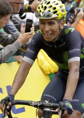 Nairo Quintana es tercero en el Tour, logró su tercer podio.