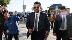 04/12/18 LLEGADA DE AL THANI A LOS JUZGADOS PRESIDENTE DEL MALAGA JUICIO