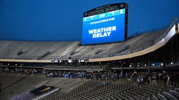 ¡Se vayó el cielo en Dallas! Así fue la tormenta eléctronica que retrasó el México vs Guatemala