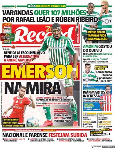 El Benfica va a por Emerson