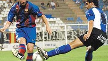 <b>NO HUBO FIESTA. </b>El Hércules-Barça acabó deslucido por las muchas ausencias del equipo blaugrana.