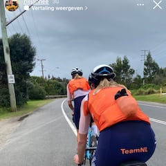 Van Vleuten sale a entrenar pero sigue siendo duda