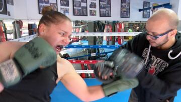 En el ring con Reoyo, la brutal pegada de Ronda Rousey