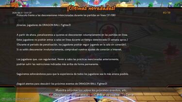 Dragon Ball FighterZ penalizará a los tramposos que se desconecten en el online