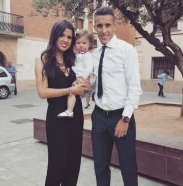 Cristian Tello jugador del Oporto con su familia