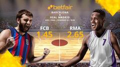 Barça Basket vs. Real Madrid: horario, TV, bajas, estadísticas y pronósticos del segundo partido