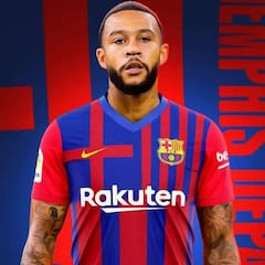Oficial: Depay, nuevo jugador del Barcelona hasta junio de 2023