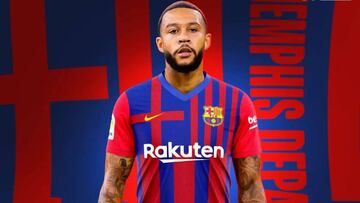 Oficial: Depay, nuevo jugador del Barcelona hasta junio de 2023