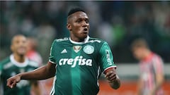 Yerry Mina, defensa del Palmeiras.