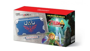 Se revela una New 2DS XL con diseño del escudo Hyliano