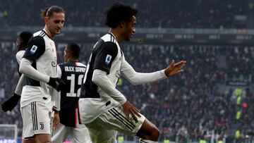 Cuadrado alcanza un récord de goles en Serie A