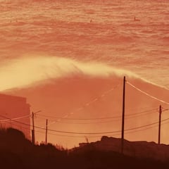 El primer maretón de la temporada en Nazaré, la ola más grande del mundo