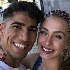 Achraf recibe esta felicitación de su novia por su primer gol con el primer equipo