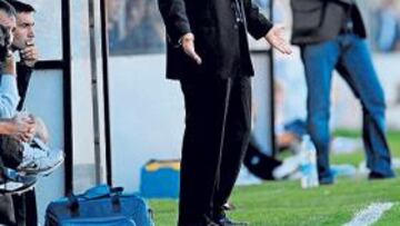 <b>DECEPCIÓN. </b>Amaral se mostró muy nervioso en el choque del sábado ante el Girona.