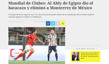 Así reflejaron los medios extranjeros la caída de Rayados
