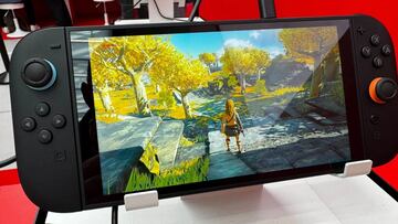 Nintendo Switch 2 comparativa pantalla LCD vs Nintendo Switch OLED