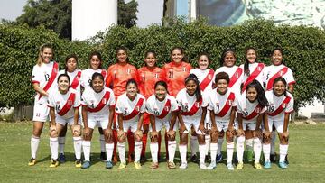 Selecci&oacute;n femenina de Per&uacute; que disputar&aacute; la Copa Am&eacute;rica 2018 en Chile.