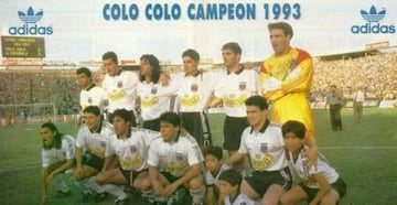 En 1993, Colo Colo ganó su estrella número 19 con camiseta adidas. La foto es del partido de la vuelta olímpica: 3-0 a Unión Española en el estadio Monumental.