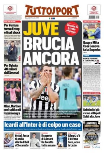 Portadas de la prensa deportiva