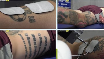 Los infinitos tatuajes de Alberto Moreno que eclipsaron su examen médico