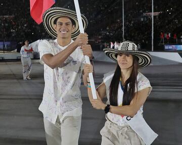 Así fue la participación de la delegación de Colombia en la ceremonia de inauguración de los Juegos Panamericanos de Santiago