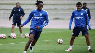 Entrenamiento del Málaga