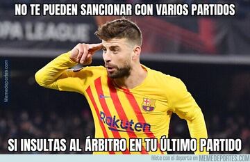 Piqué y la derrota del Atleti, protagonistas de los memes más divertidos de la jornada semanal