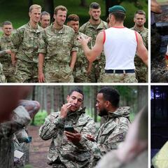 Inglaterra se entrenó con la Marina británica