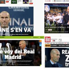 La prensa mundial, en shock por Zidane: "¡Martillazo Real!"