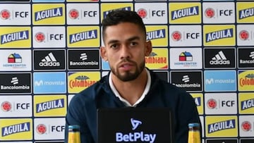 Andrés Andrade en rueda de prensa de la Selección Colombia