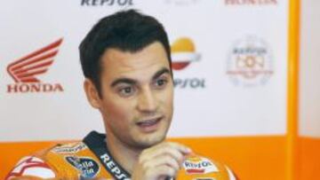 Pedrosa, en rueda de prensa.