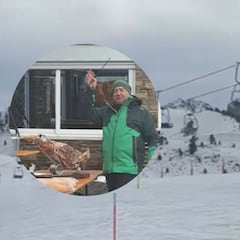 Lo que se lleva a la nieve causa sensación: “Un saludo, maestro”