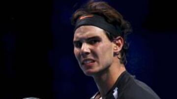 <b>AGONÍA. </b>Con problemas de saque y estómago, Nadal necesitó 155 minutos para abatir a Mardy Fish.