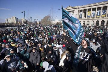 Las imágenes del desfile de los Eagles en Philadelphia tras el Super Bowl LII