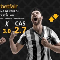 Racing de Ferrol vs. CD Castellón: horario, dónde ver, pronósticos y clasificación