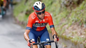Nibali: "Ahora no sé cómo atacar el liderato de Carapaz"