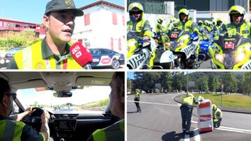 El detrás de cámaras de La Vuelta y las funciones de la Guardia Civil