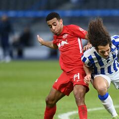 Tyler Adams asiste en la goleada del Leipzig ante el Hertha Berlin
