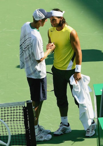 El australiano ganó  el único partido que disputó contra Nadal el 2007 en Australia después de que Nadal se retirara debido a una lesión en la pierna mientras perdía 6-5 en el primer set