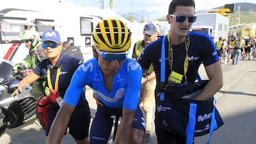 Nair Quintana se mantiene en el octavo lugar de la clasificación general del Tour de Francia a 4:23 del líder Geraint Thomas.