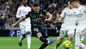 La primera vez de Cepeda frente al Real Madrid