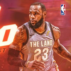 LeBron entierra a los Nuggets con nueve puntos seguidos